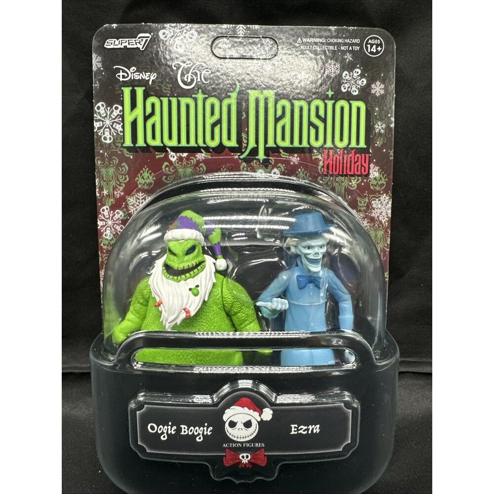 Disney The Haunted Mansion Oogie Boogie and Ezra Action Figure Set NIB Super7